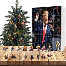 Donald Trump Advent Calendar - 2024 Christmas Trump Ornament 24 Days Christmas Countdown Calendar