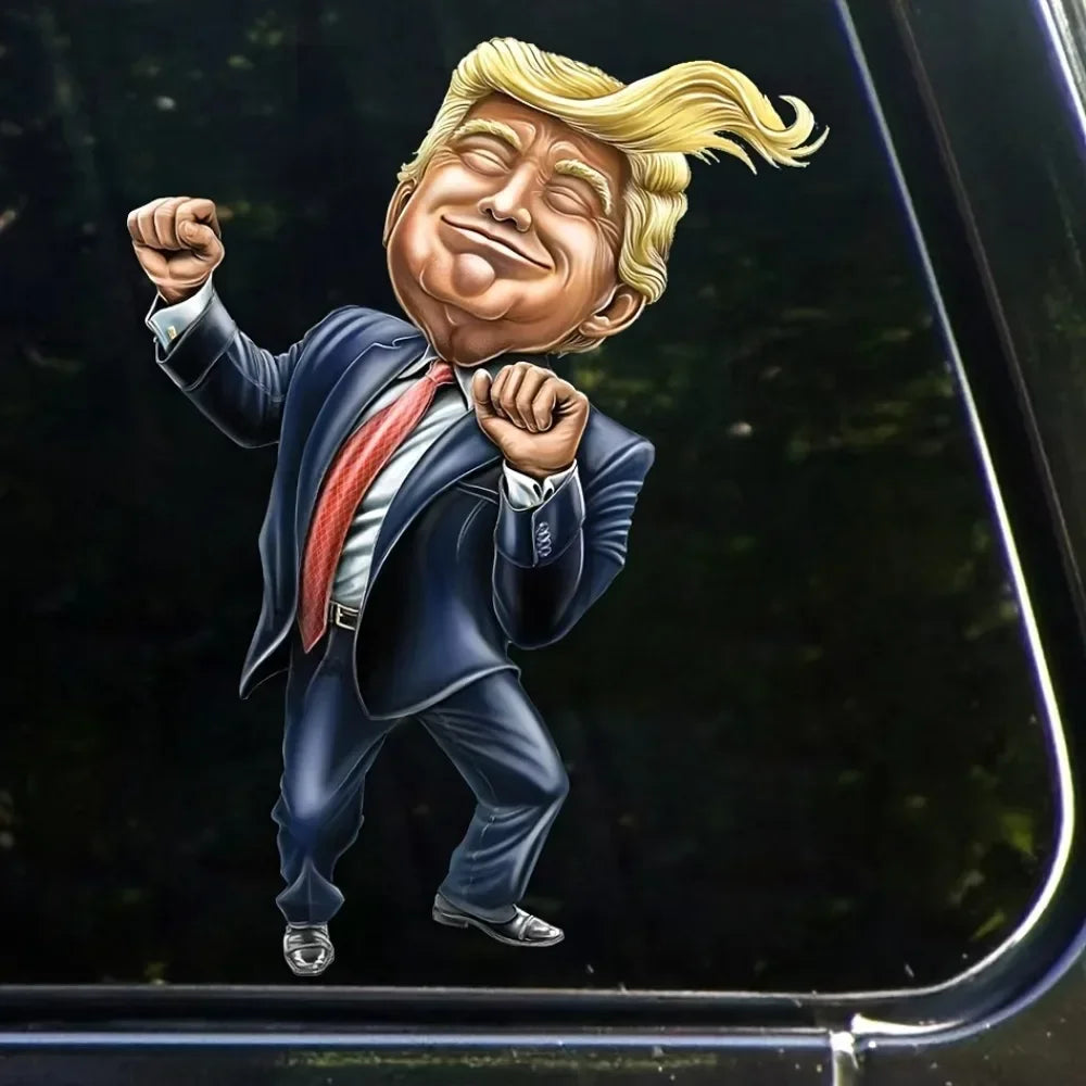 Cartoon Character TRUMP 2024 Car Stickers Waterproof