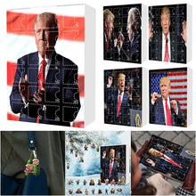 Donald Trump Advent Calendar - 2024 Christmas Trump Ornament 24 Days Christmas Countdown Calendar